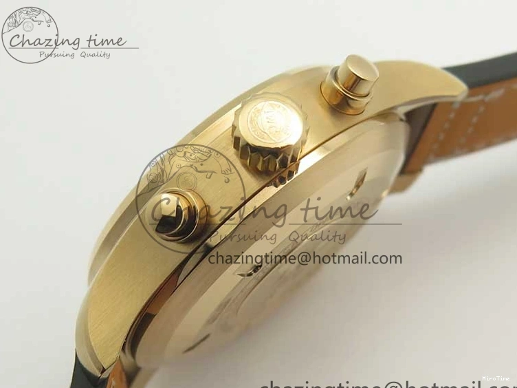 MIROTIME 0210 Sleek Pilot Chrono 377721 “Le Petit Prince” RG ZF 1:1 Best Edition on Brown Leather Strap A 7182